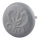 Grey Leaf Ceramic Flat Cabinet Knob Online 